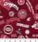 Sykel Enterprises-Washington State University Cotton Fabric-Washington State WSU Cougars Home State Cotton Quilting Fabric